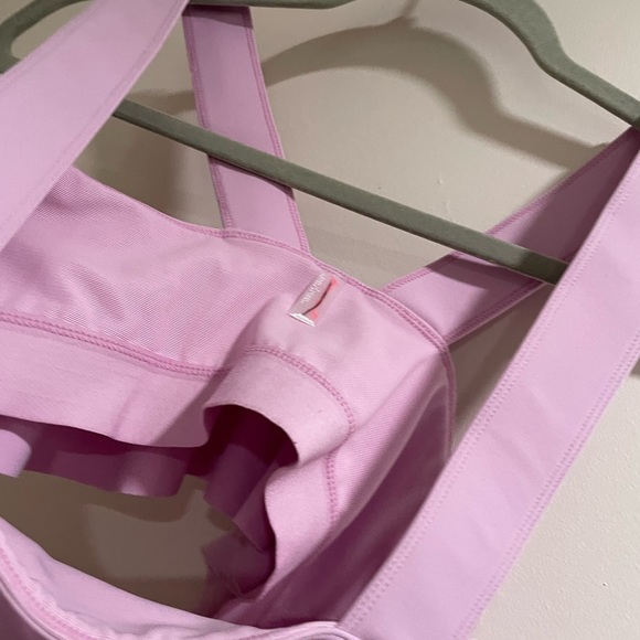 NWOT Free People Movement Lilac Ruffle Sports Bra Size Large - Picture 5 of 7